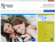 Tablet Screenshot of bradenriverdentist.com
